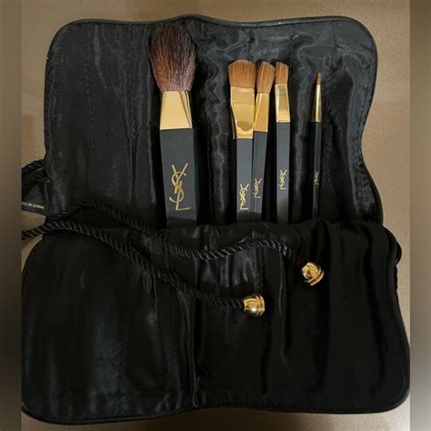 brush ysl|YSL makeup brush kit.